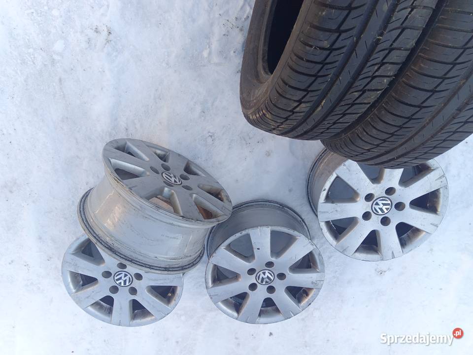 Sprzedam felgi aluminiowe i opony 15 65 podkarpackie