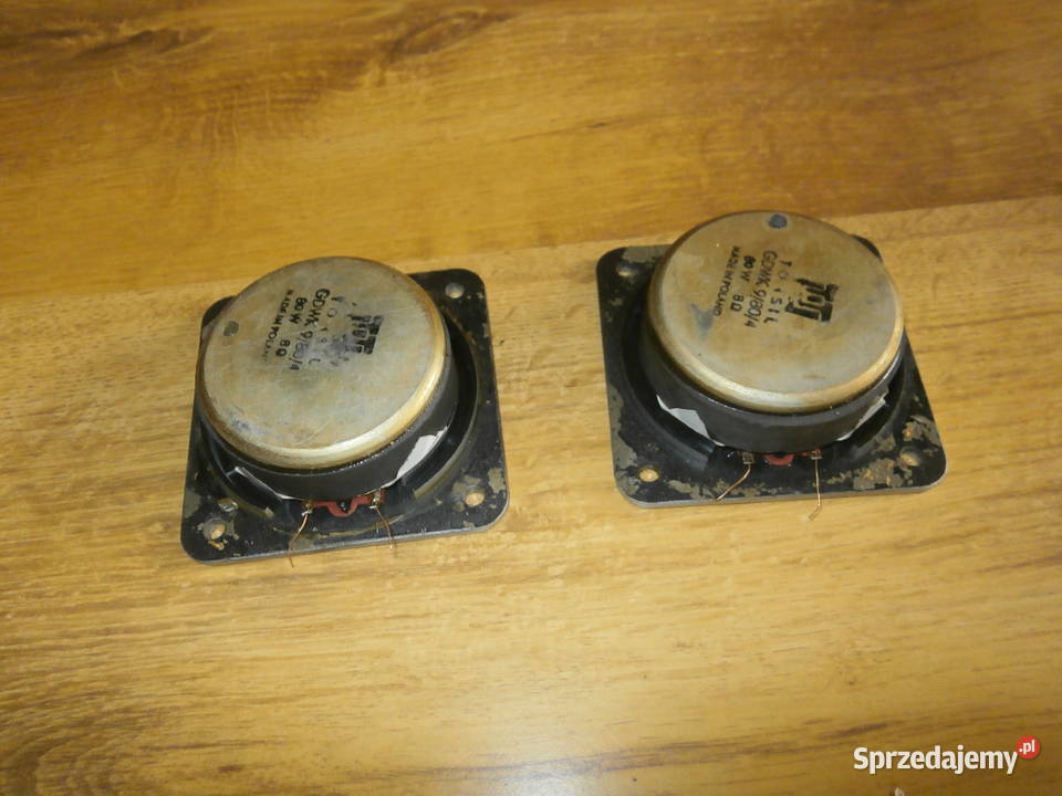 Głośniki TONSIL GDWK 9804 8ohm sprawne 2NOWE Łódź sprzedam