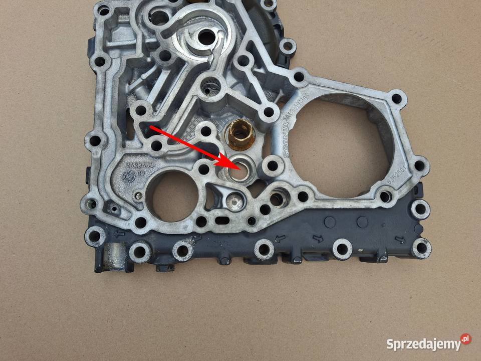 SCANIA EURO 6 OBUDOWA POKRYWA DEKIEL RETARDERA Bieleń