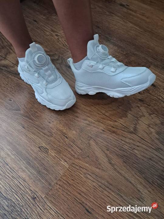super ultra lekkie sportowe buty unisex białe