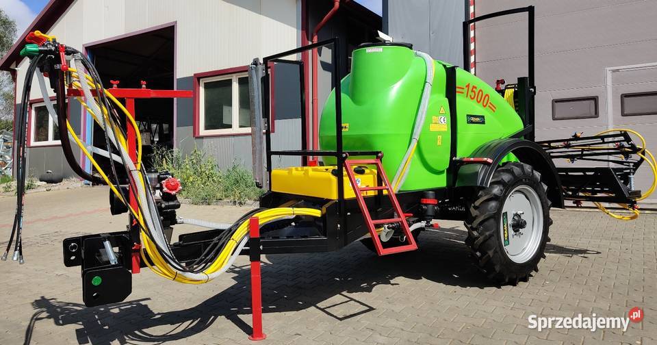 Opryskiwacz przyczepiany 1500 litrów na kołach Skierniewice