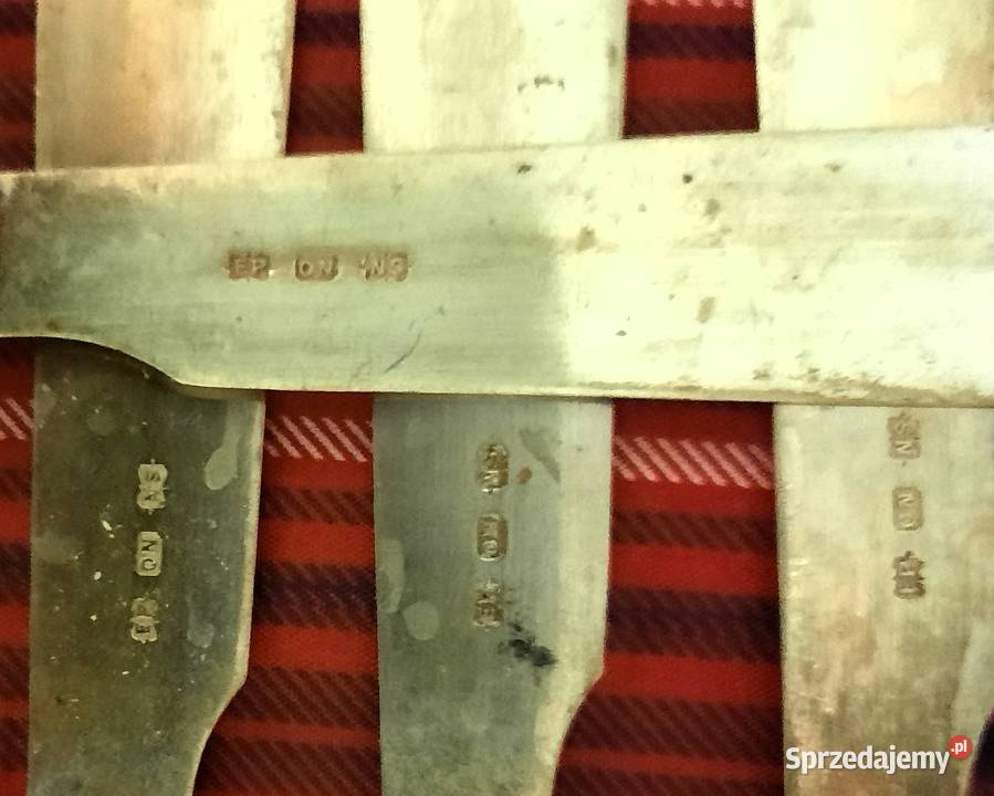 Stare Sztućce Sygnowane Grawerowane Gliwice