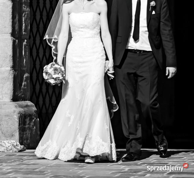PRZEPIĘKNA SUKNIA ŚLUBNA Madonna Diane Legrand 3 Kraków