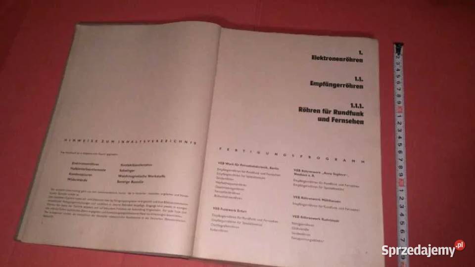 RFT Electronic Handbuch elektronische Łomianki