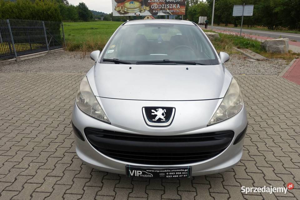 PEUGEOT 207 14HDI 68 KLIMATYZACJA ZAREJESTROWANY wspomaganie kierownicy śląskie Buczkowice