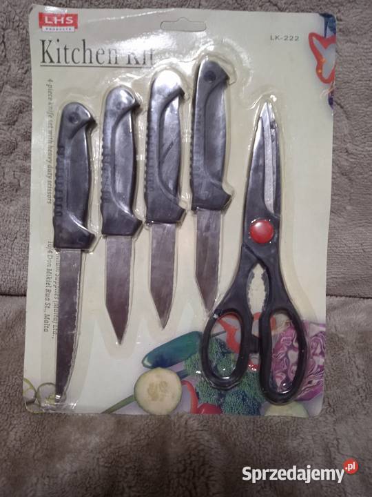 Zestaw noży do warzyw inny kolor Pabianice