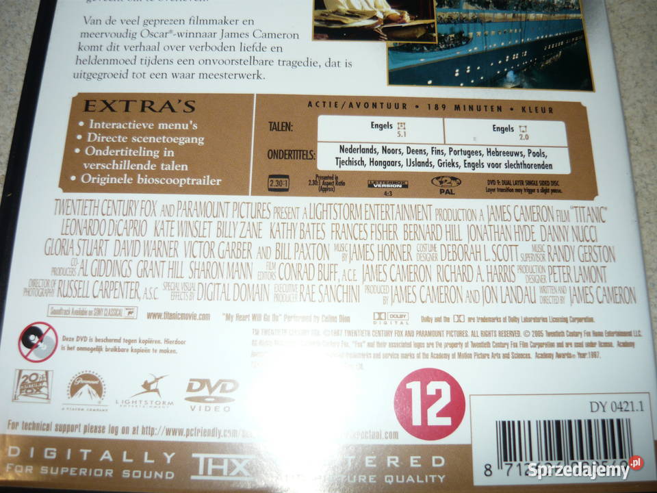 Titanic Film DVD Polskie Napisy Oryginał DVD Krotoszyn