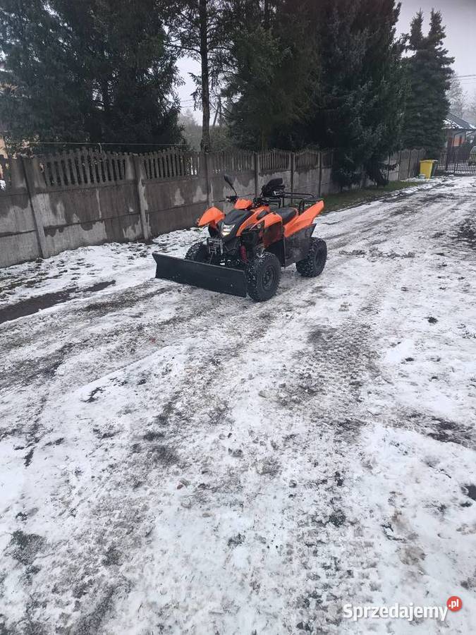 quad 300 zarejestrowany pług wyciagarka stan łódzkie Bełchatów