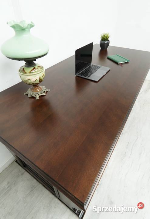 Zabytkowe eklektyczne biurko z lat 40tych Jerka