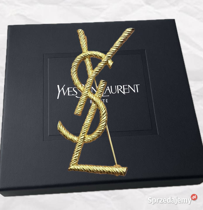 Broszka YSL Yves Saint Laurent Dla kobiet mazowieckie Warszawa sprzedam