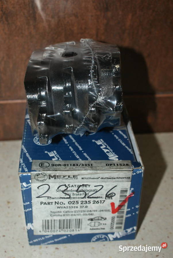 GDB3316 TRW KLOCKI HAMULC TOYOTA COROLLA 0104 osobowe Białobrzegi