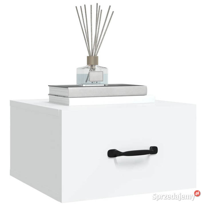 Wiszące szafki nocne 2 białe 35x35x20 WM812853 Warszawa