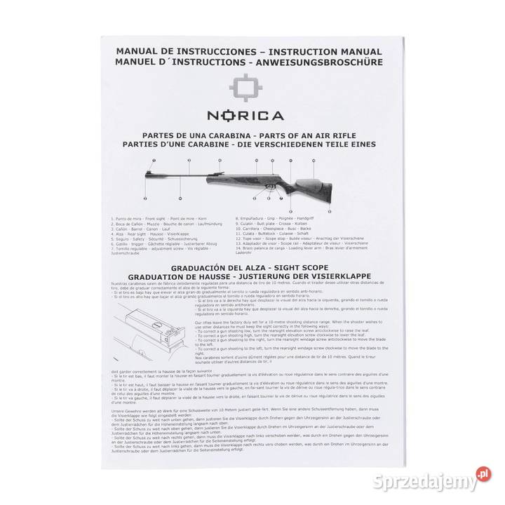 Wiatrówka Norica Dream Rider 45 mm sprzedam