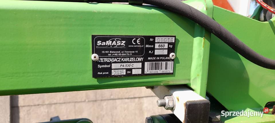 Przetrząsarka Samasz P4530 C łódzkie Łowicz