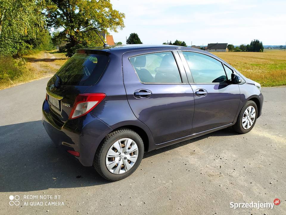 Toyota Yaris 2012 benzyna 10l bluetooth elektrochrom. lusterka boczne Lubliniec sprzedam