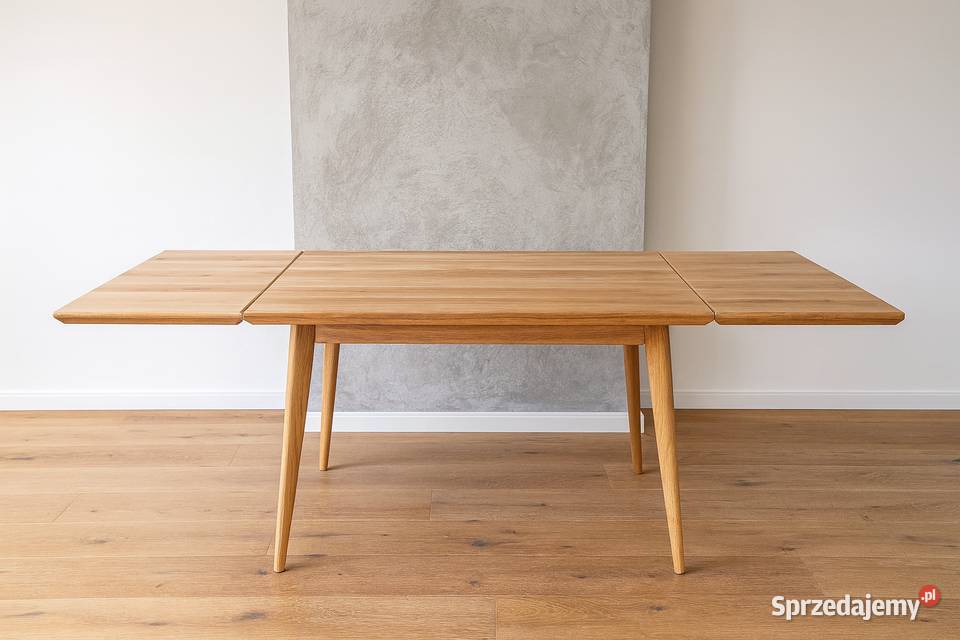 Stół Dębowy LOFT 100 Lite Drewno DĄB Rozkładany Stoły Meble Katowice