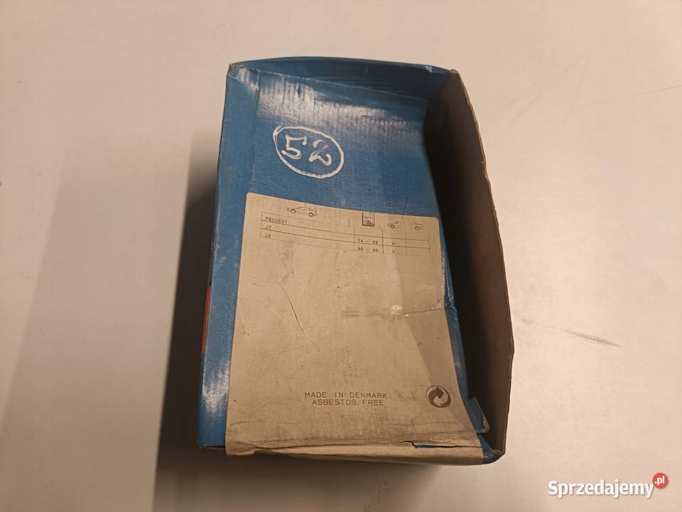 KLOCKI HAMULCOWE Peugeot J7 J9 PRZEDNIE przód Rudka