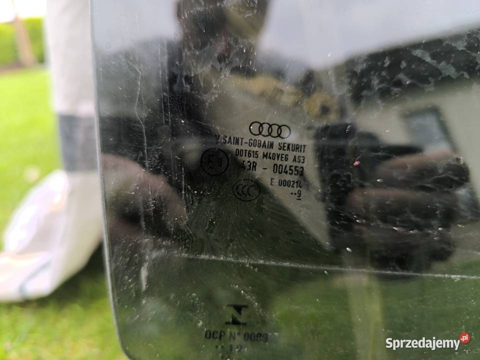 Szyba prawy tył audi q5 80a 19r oryginal Krotoszyny