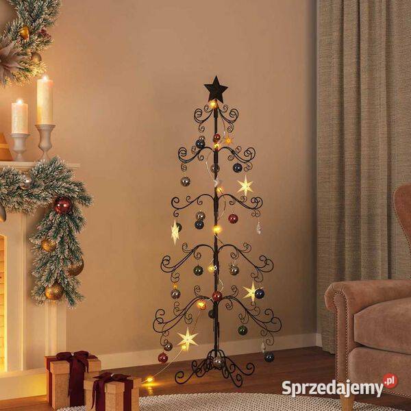 vidaXL Metalowa choinka świąteczna do dekoracji Warszawa sprzedam