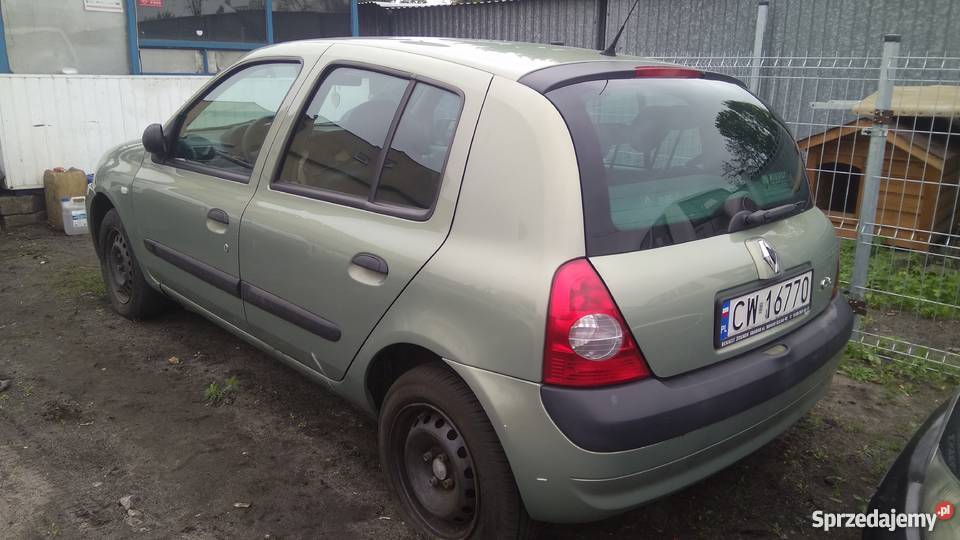 Renault Clio uszkodzony ale jezdny Zarejestrowany w Polsce Włocławek