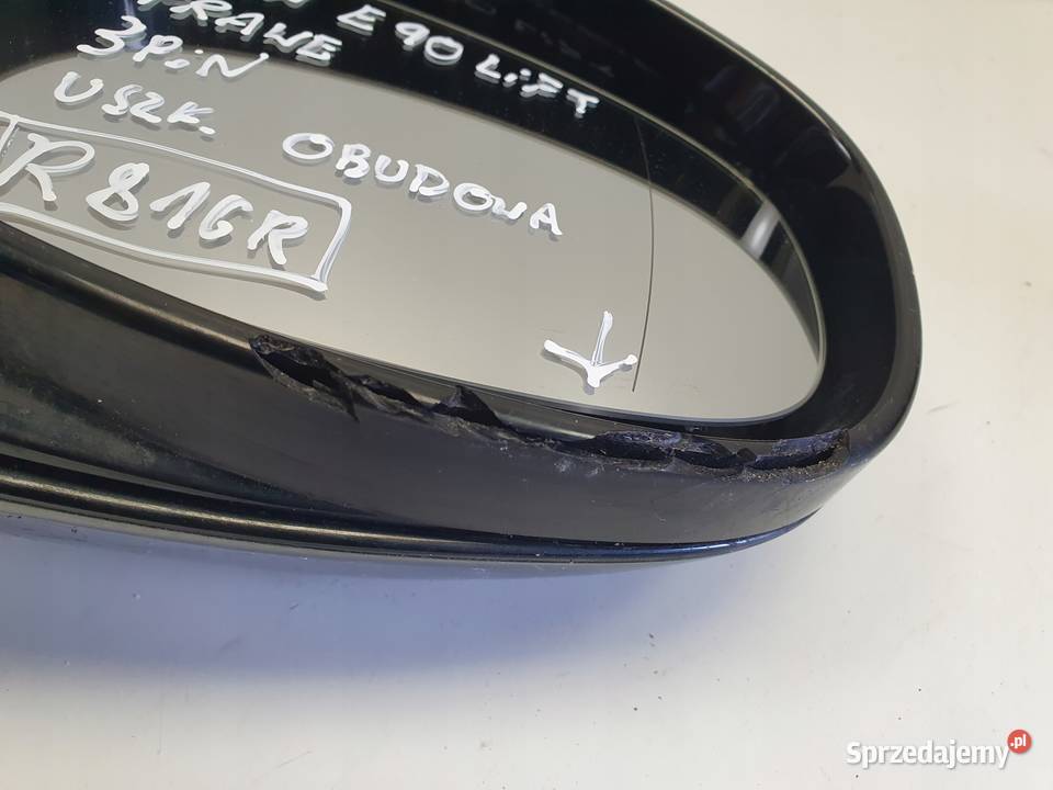 BMW E90 E91 lift 0812r LUSTERKO PRAWE 3 Pin Rudka