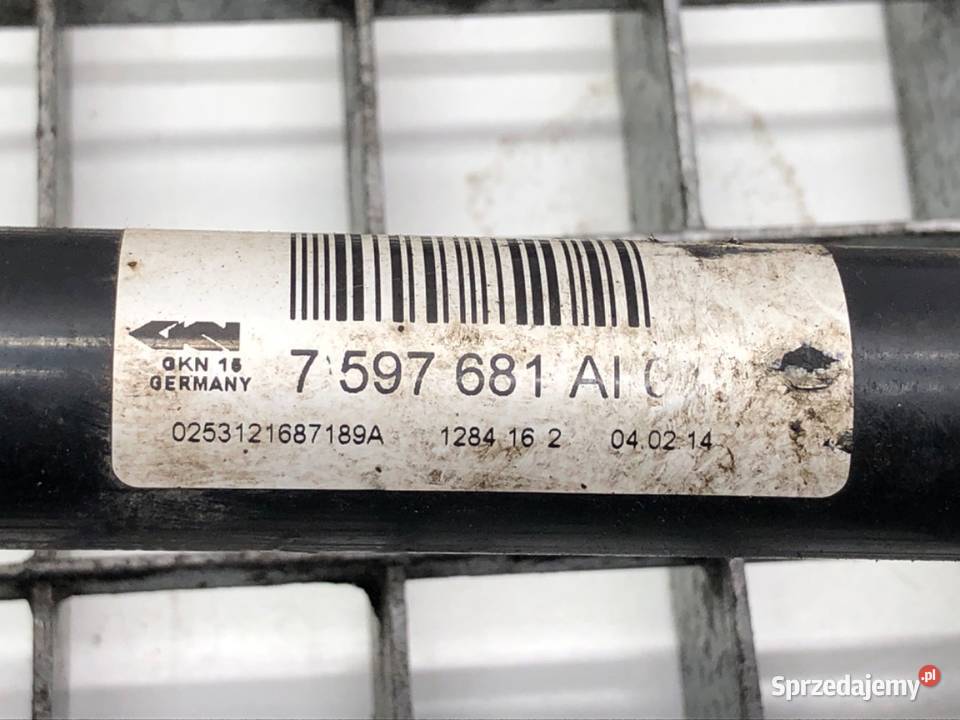 PÓŁOŚ LEWY TYŁ BMW F32 7597681 20 184 sprzedam