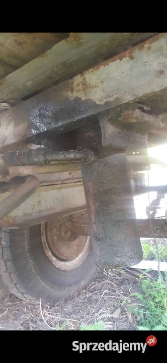 Przyczepa rolnicza uszkodzony łódzkie Zgierz sprzedam