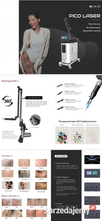 LASER PICO QSWITCH nowy produkcja 2025 laser do Warszawa