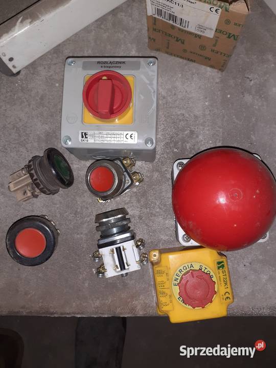 Przyciski sterujące rozłącznik NotAUS Warszawa