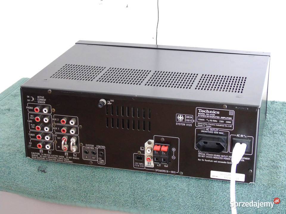 Wzmacniacz stereo Technics SUX120 mocny sprawny Jasło sprzedam