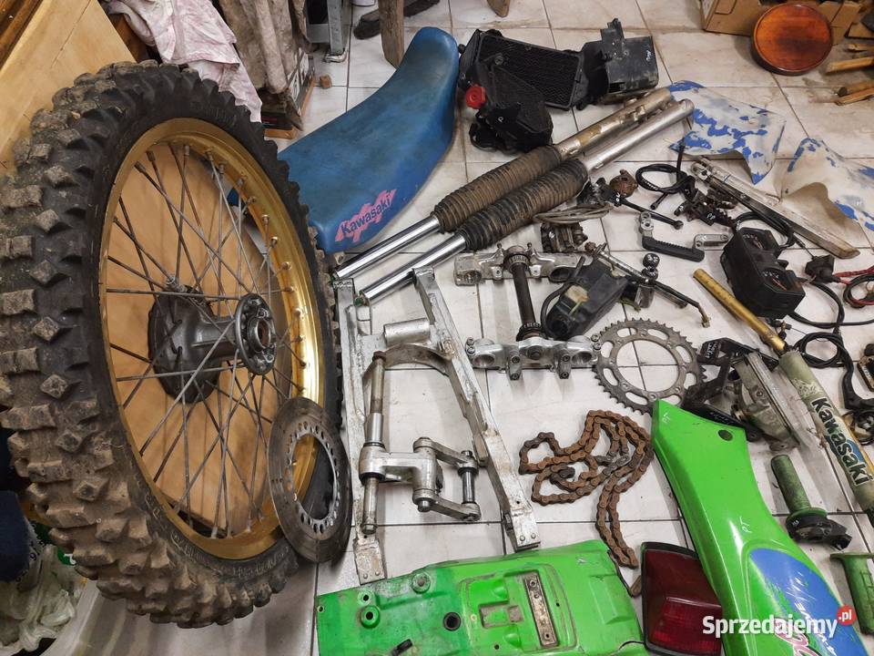 Kawasaki KLR 600 części bak owiewki lagi koło