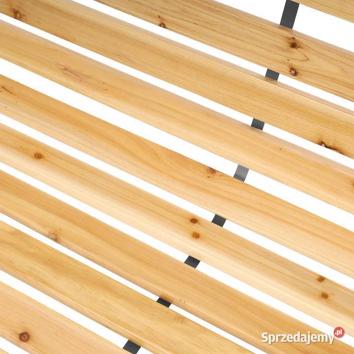 Ławka ogrodowa 120 z oparciem parkowa drewniana Poznań