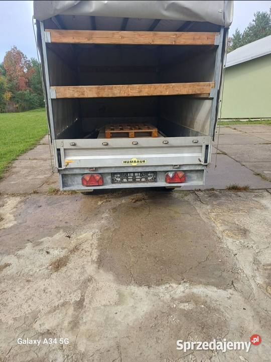 Przyczepa samochodowa burtowa 2000 Dmc Humbaur