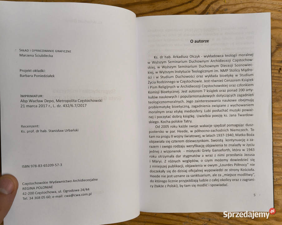 Stygmatyczka i mistyczka Greta Ganseforth Olczyk