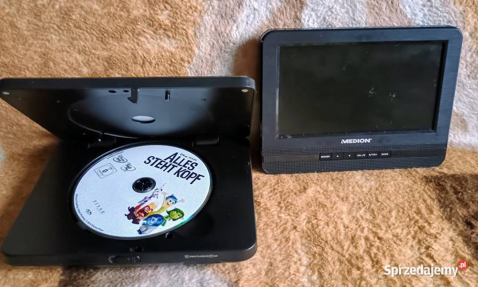 Mobilne DVD z dwoma monitorami Wągrowiec sprzedam