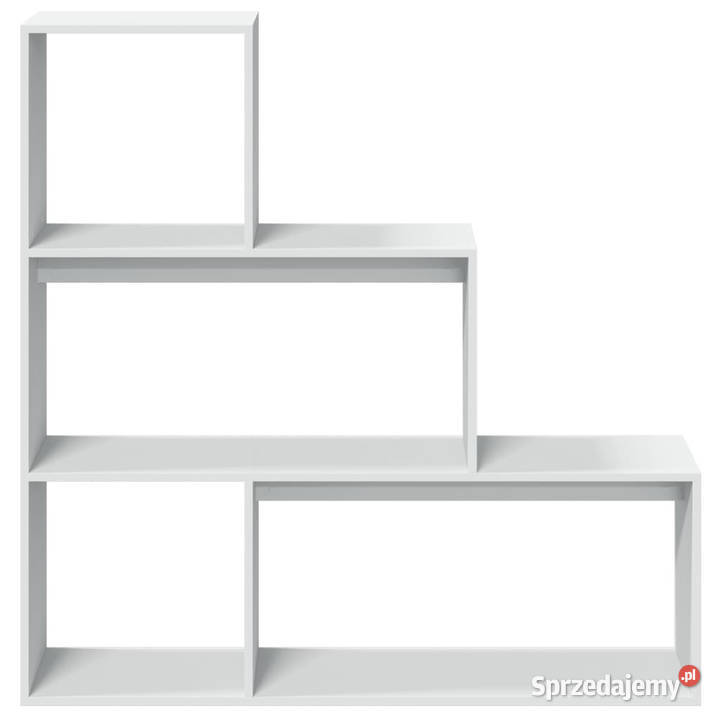 Regał przegroda 3 poziomy biały 123x29x123 Warszawa