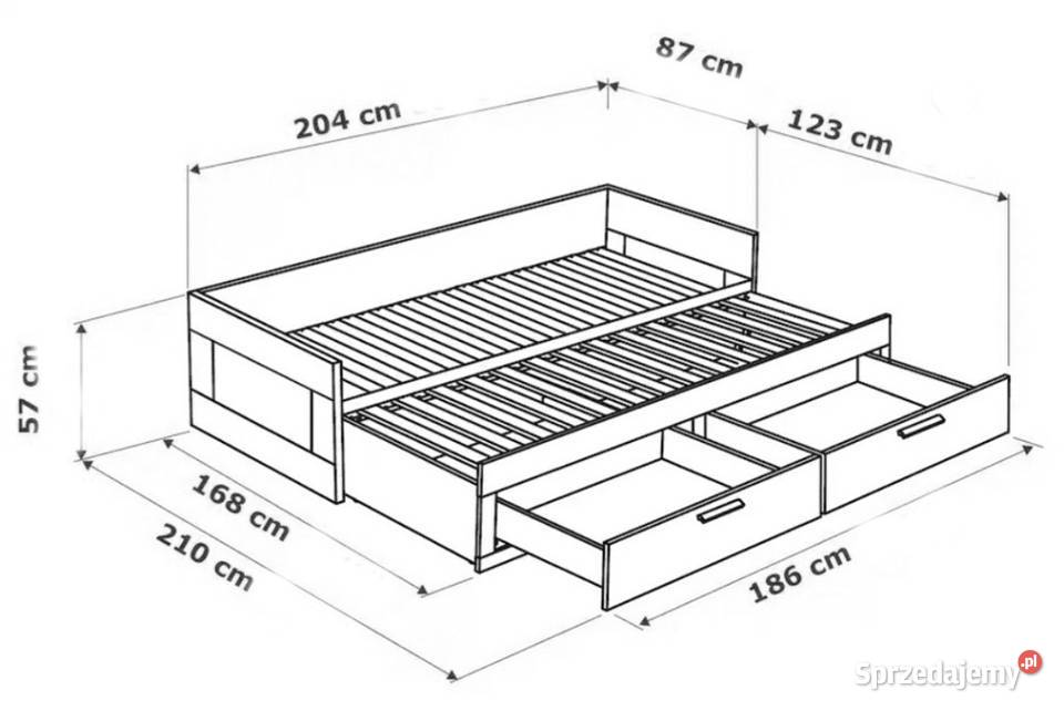 Łóżko IKEA BRIMNES Przemyśl