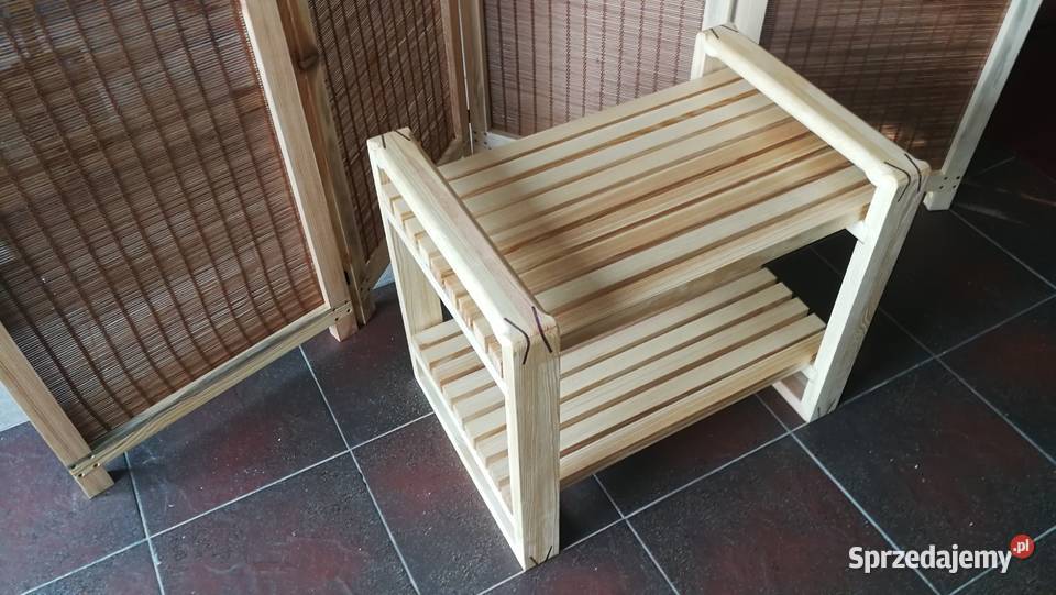 Ława drewniana stolik kawowy ławakostka stolik Dom i Ogród Radków sprzedam