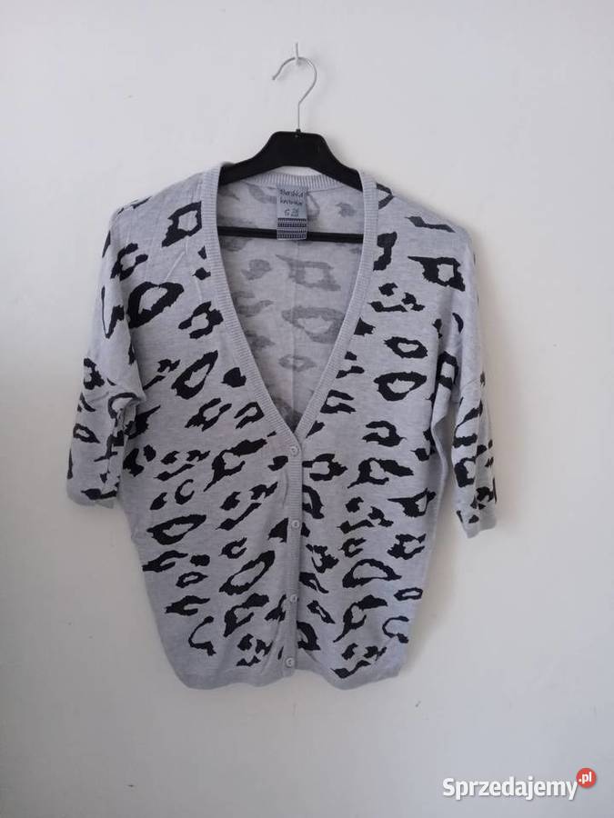 Sweter w panterkę czarny Warszawa