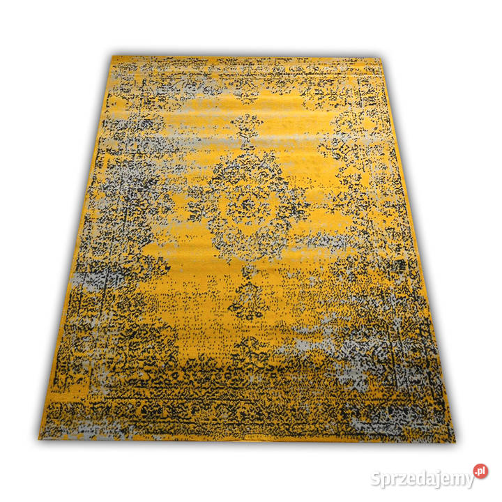 NOWOCZESNY DYWAN 120X170 CARLO 3733 MUSTARD Dywany Wyposażenie wnętrz sprzedam