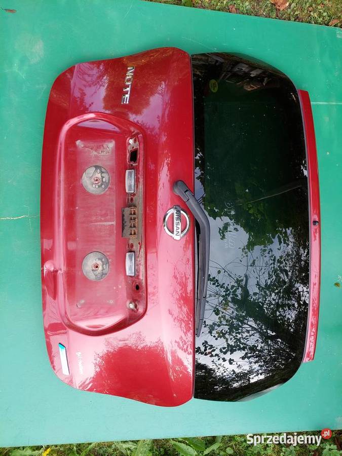 Nissan Note E12 tylna klapa i inne części Rok produkcji 2013 Czernichów