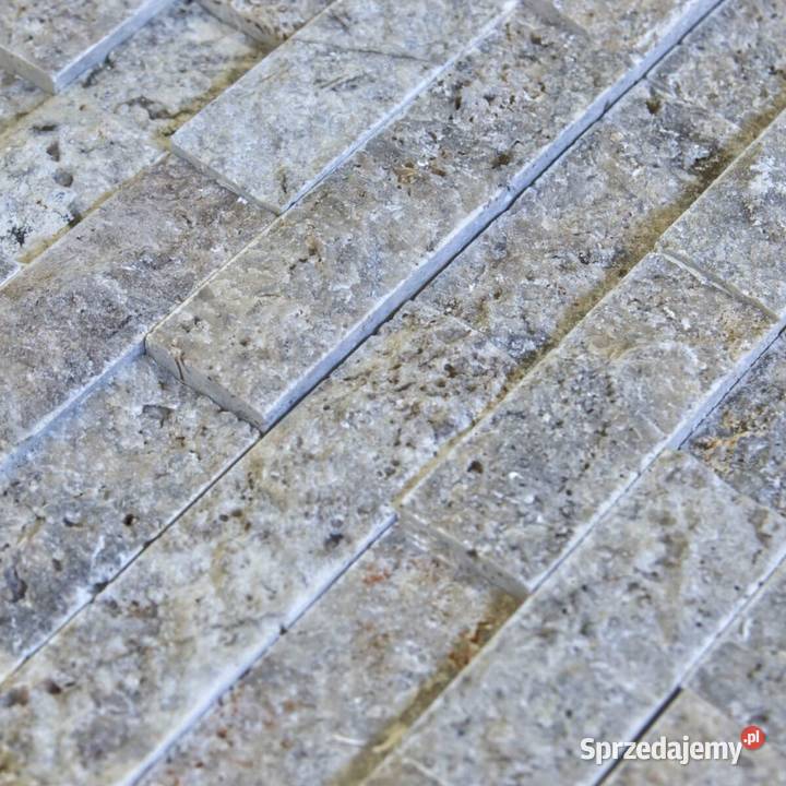 Panel kamienny trawertyn Silver łupany Kraków