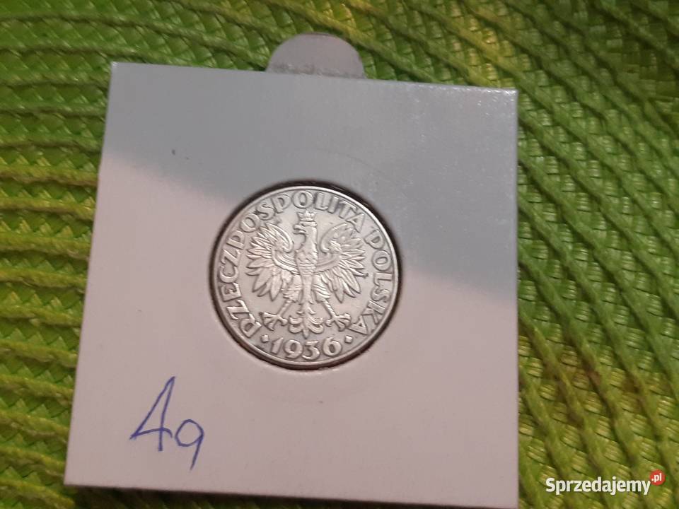 moneta srebrna polska z 1936r Łomża