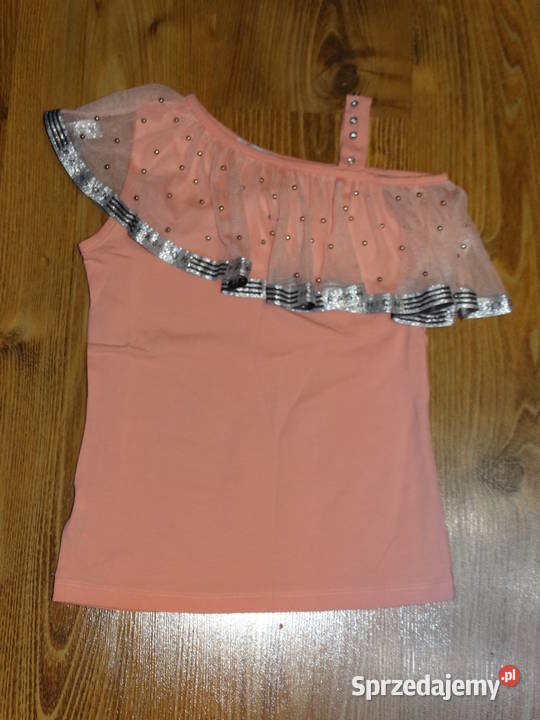 Bluzka hiszpanka r128 morela Dla Dziecka dolnośląskie Legnica