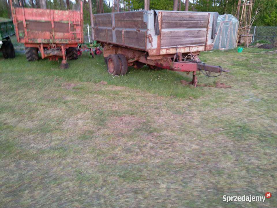 Przyczepa jednoosiowa 3 stronny wywrot pomorskie Wiele sprzedam