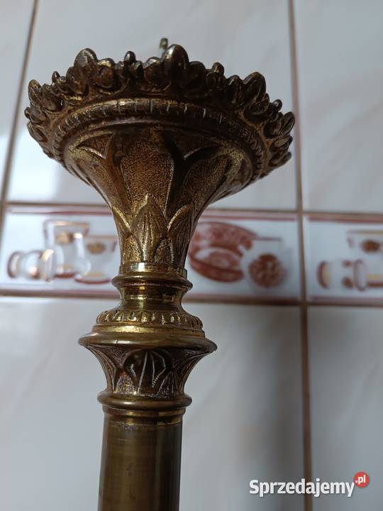 Mosiężny świecznik Świętochłowice sprzedam