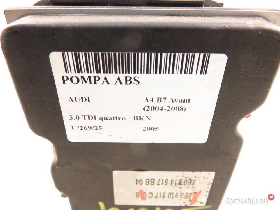POMPA ABS AUDI A4 B7 0265950467 8E0910517C
