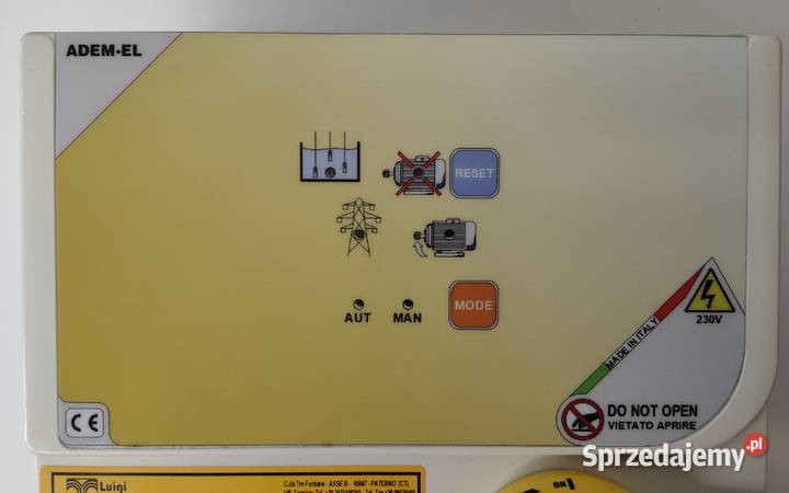 jednofazowy kontrolersterownik 1pompysilnika Limanowa