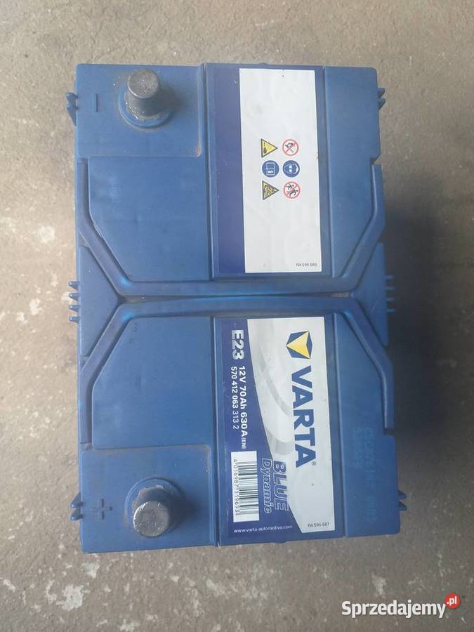 Akumulator Varta E23 12V 70 Ah 630A osobowe Krośniewice sprzedam