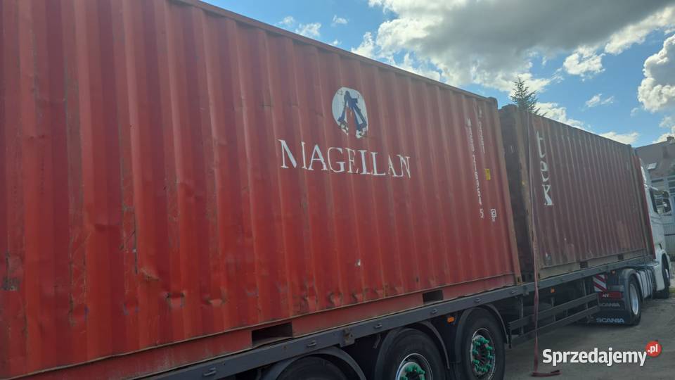 Wyprzedaż używane kontenery morskie magazynowe Gdańsk